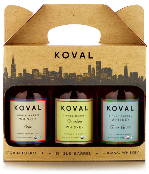 Koval Whiskey gift set