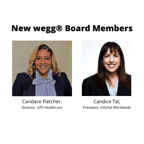 Candice Fletcher and Candice Tal, new wegg Board members (3/28/22)