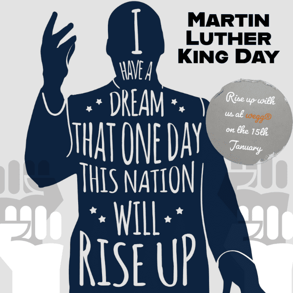 Rise up with us at wegg® On MLK Day