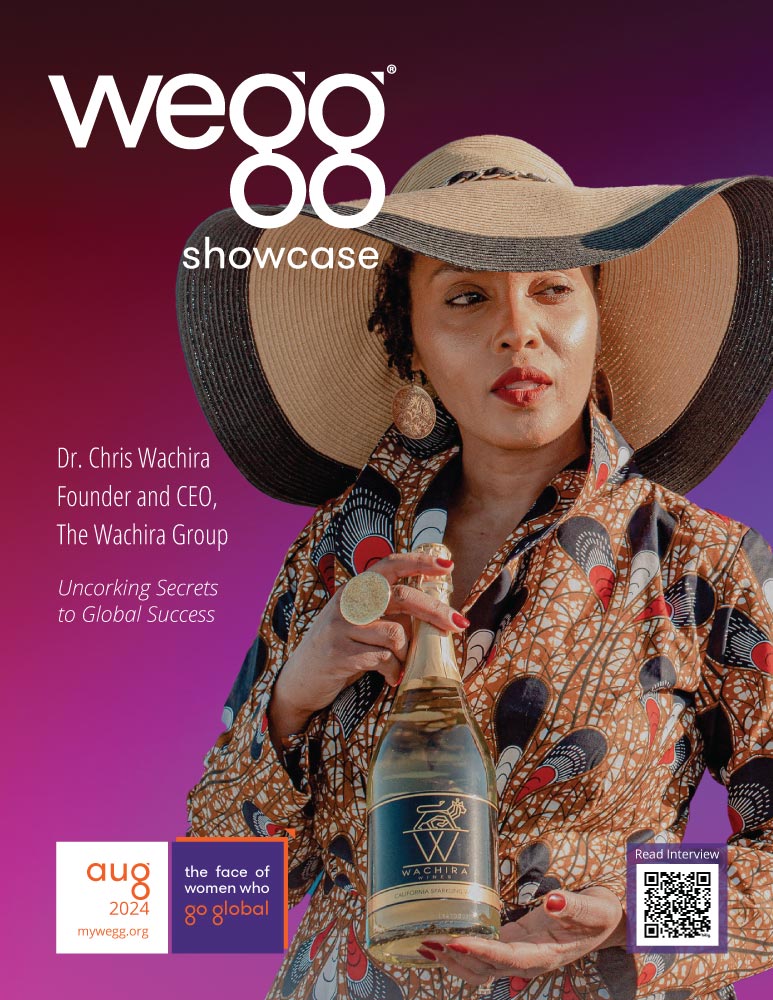 wegg® showcase August magazine cover: Dr. Chris Wachira