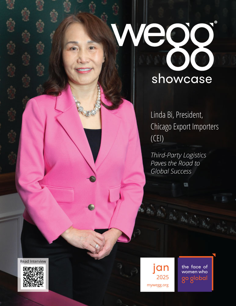 wegg® showcase, Linda Bi, President, Chicago Export Importers (CEI)