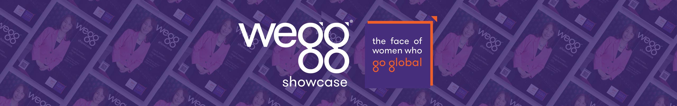 wegg showcase banner: the face of women who go global