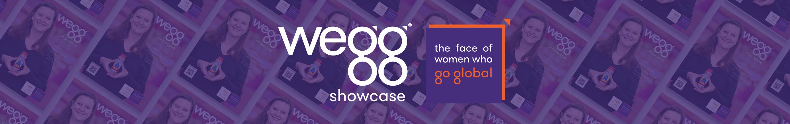 wegg showcase banner: the face of women who go global