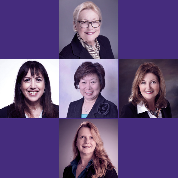 Coni Lefferts, Candice Tal, Wendy Shen, Debra Dudley, and Susanne Evans