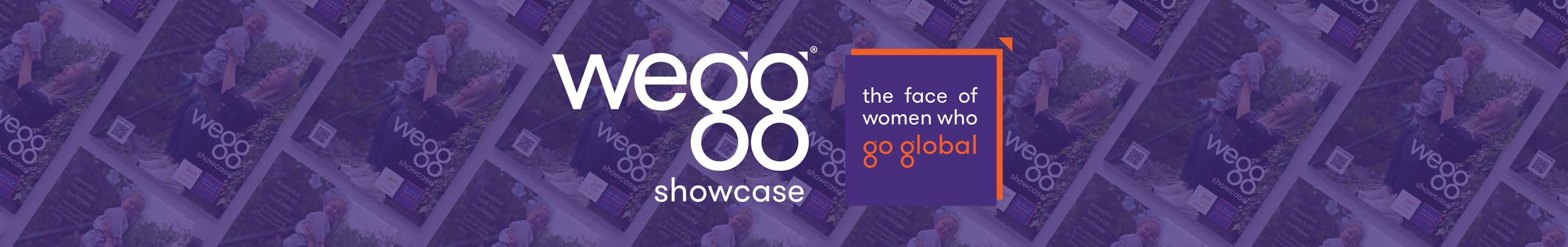 wegg showcase banner: the face of women who go global