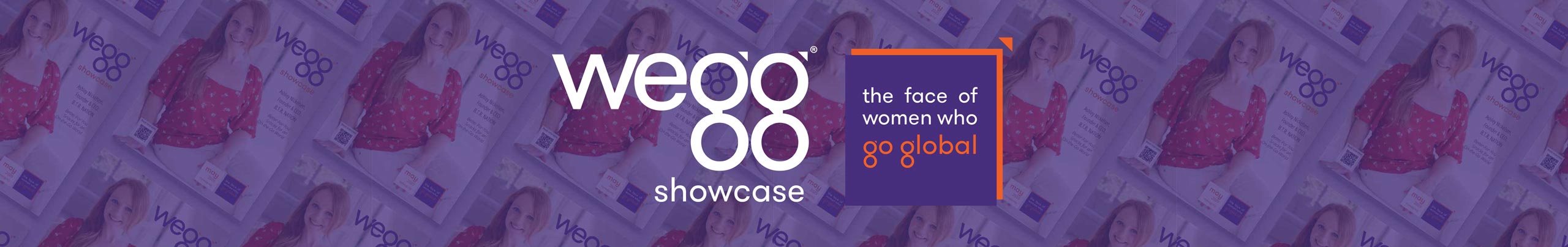 wegg showcase banner: the face of women who go global