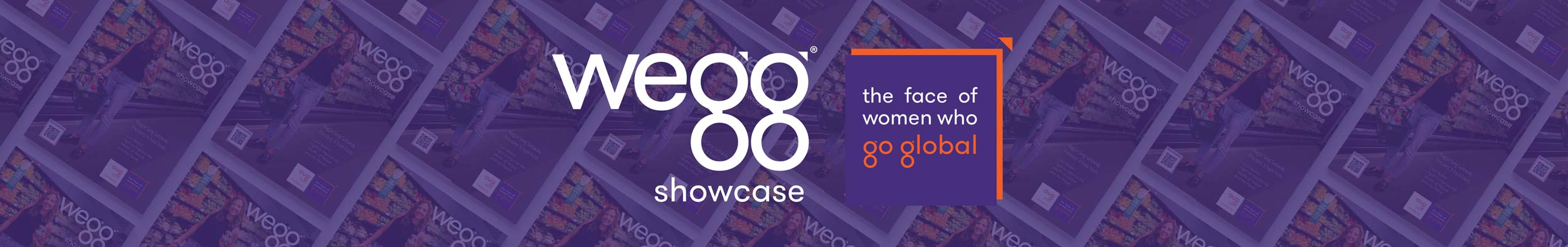 wegg showcase banner: the face of women who go global