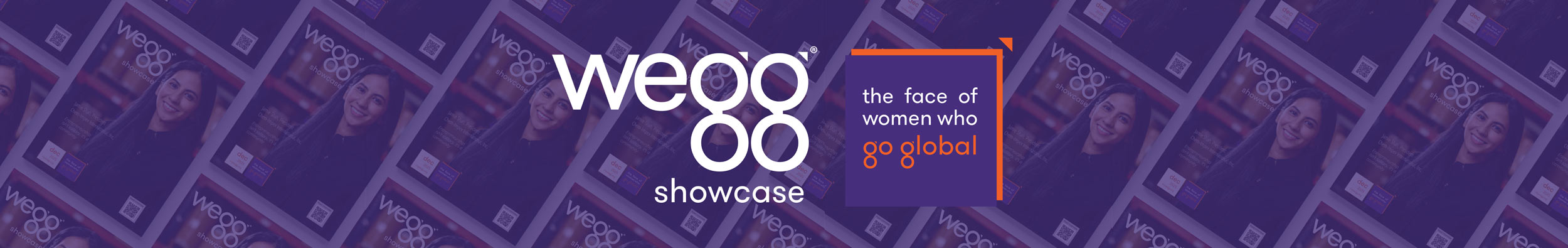 wegg showcase banner: the face of women who go global