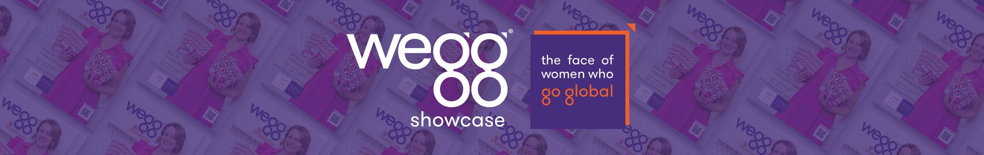 wegg showcase banner: the face of women who go global