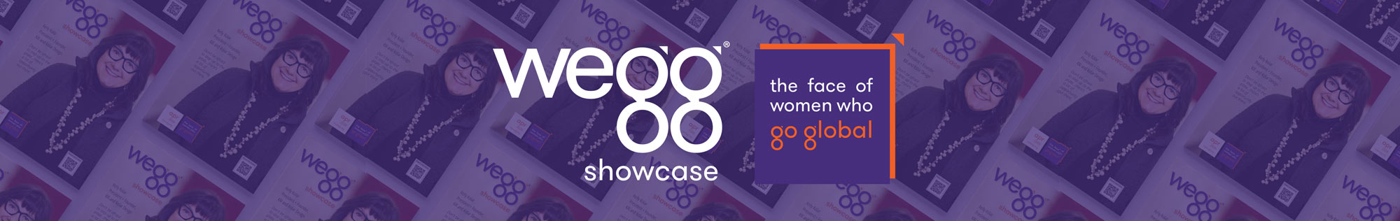 wegg showcase banner: the face of women who go global