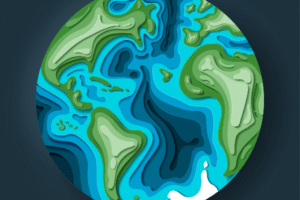 An illustration of planet Earth