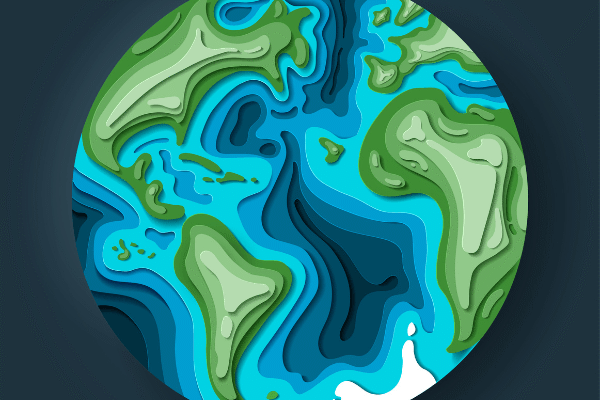 An illustration of planet Earth