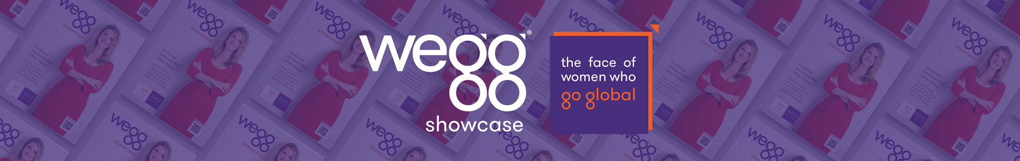 wegg showcase banner: the face of women who go global