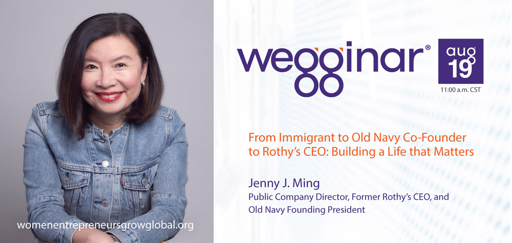 August wegginar®: From Immigrant to Old Navy Co-Founder